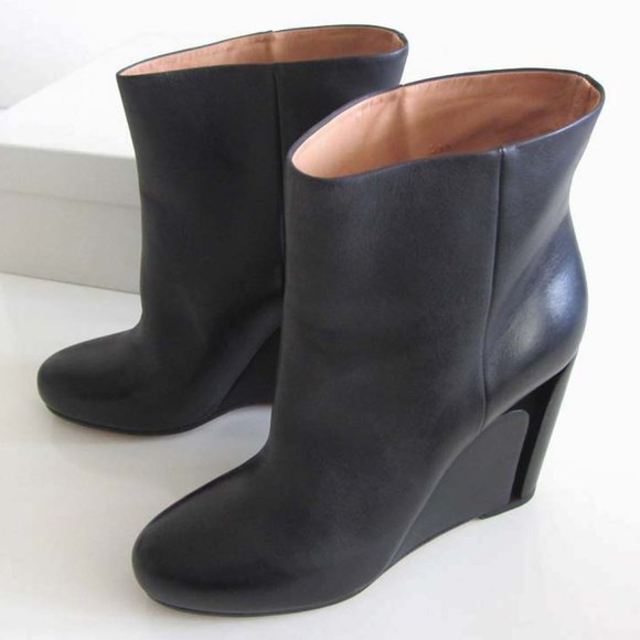 new MAISON MARTIN MARGIELA cutout wedge booties 39 1/2 - Picture 3 of 10